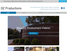 Tablet Screenshot of dzproductions.tv